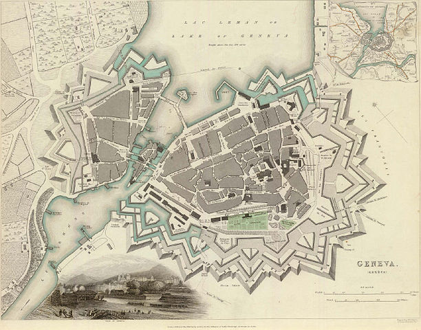 map of geneva in