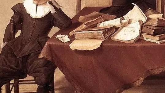 Jan Davidsz. de Heem, Student in his Study, 1628  [Public domain]