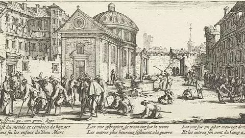 hospital from the miseries and misfortunes of war by jacques callot