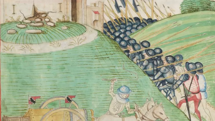 Diebold Schilling, Amtliche Berner Chronik. Bern, Burgerbibliothek, Mss.h.h.I.1, p. 261. 
