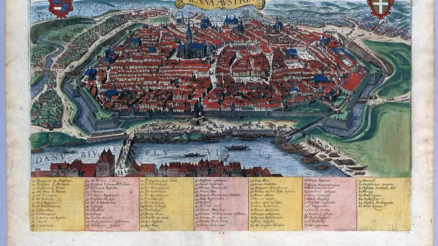 Ansicht von Wien "Vienna Austriae" (Vienna City and State Archives)