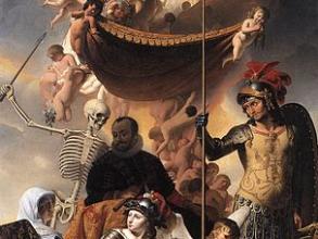 allegory of the birth of frederik hendrik c1650 caesar van everdingen