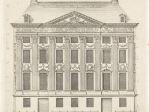 Façade of the Trippenhuis designed by Johannes Vinckboons, 1664. Collection: Rijksmuseum Amsterdam. 