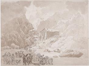 3 french troops crossing the grand st bernard in 1800 wikimedia