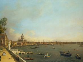 canaletto  london the thames from somerset house terrace towards the city  google art project