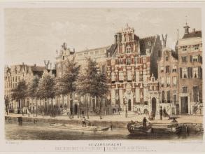 The House with the Heads, print by Willem Hekking Jr. Collection: Atlas Dreesman. City Archive Amsterdam