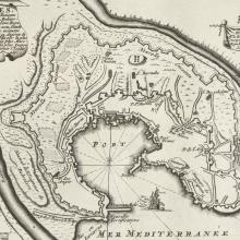 map of fortifications of genoa