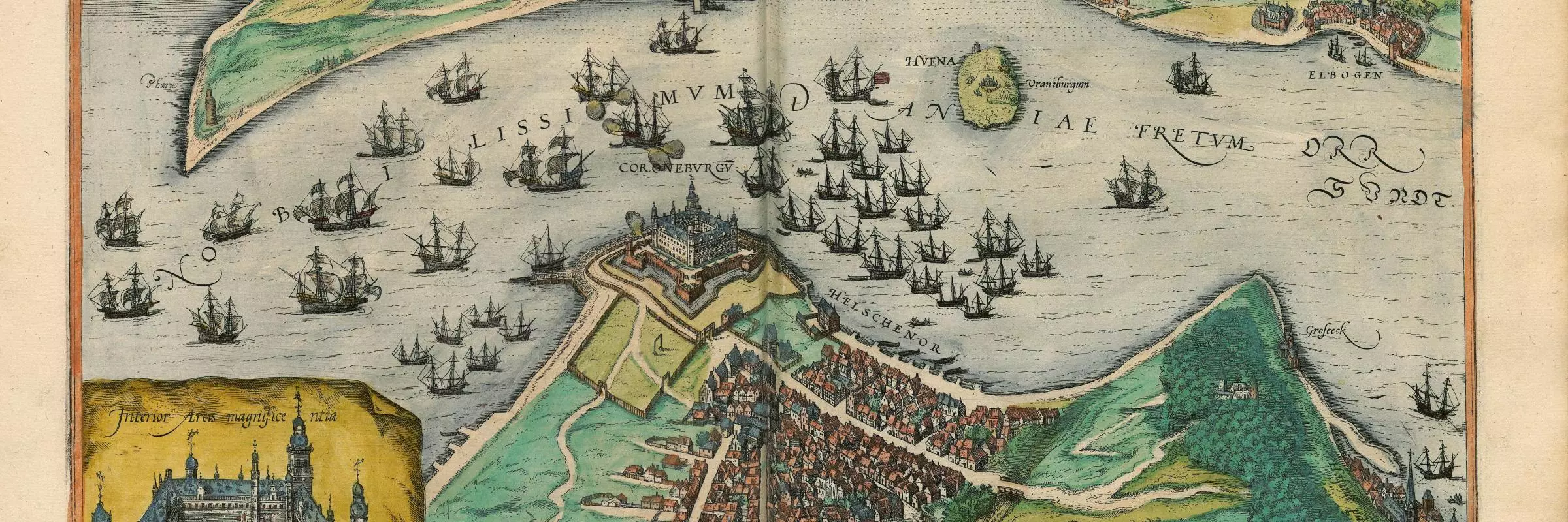 view of the sound braun georg and hogenberg frans civitates orbis terrarum iv cologne 1588 c universitatsbibliothek heidelberg
